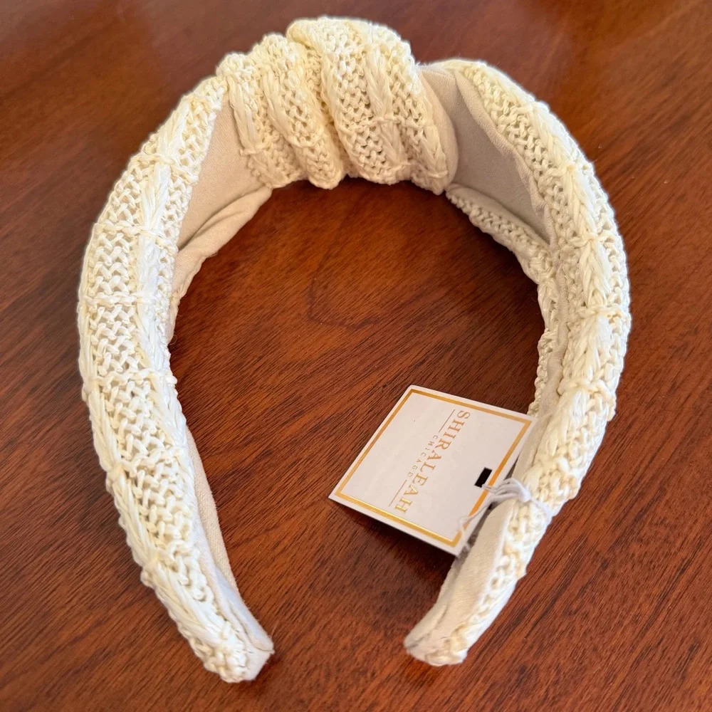 NWT Shiraleah Southern Belle Coastal Woven Knotted Headband